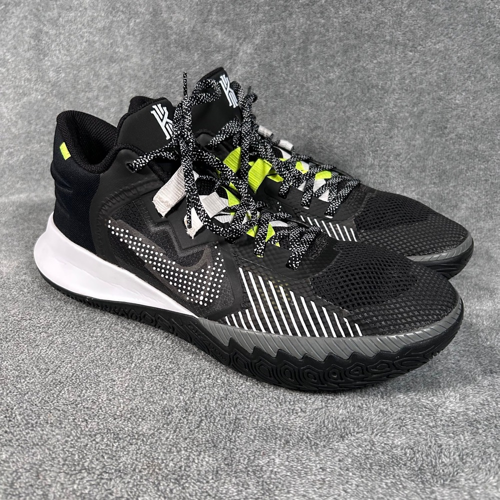 Nike Kyrie Flytrap 5 Black Green Lime Basketball Shoes Mens 10.5
